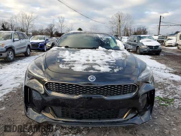 2018 Kia Stinger GT with VIN KNAE35LC0J6039182, listed as a Copart auction lot 41696565 with 57,053 mi miles and Salvage Title. Bid and sale history available at carsss.com. Image 5.