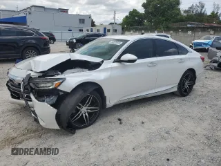 2021 Honda Accord Touring с VIN 1HGCV2F97MA027102, выставлен на аукционе Copart как лот 58820925 с пробегом 32 457 миль миль и На запчасти • Non repairable. История ставок и продаж доступна на DreamBid. Изображение 1.