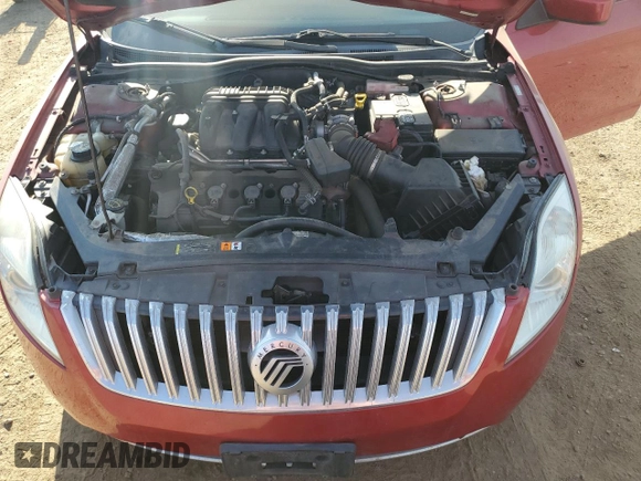 2010 Mercury Milan Premier with VIN 3MEHM0CG0AR639284, listed as a Copart auction lot 59811655 with 70,718 mi miles and Salvage title. Bid and sale history available at DreamBid. Image 11.