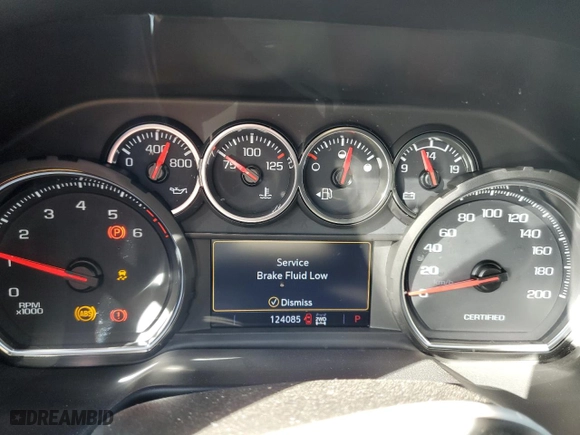 2021 Chevrolet Tahoe Commercial with VIN 1GNSKLED4MR476230, listed as a Copart auction lot 75313974 with 124,085 mi miles and Salvage Title. Bid and sale history available at carsss.com. Image 9.