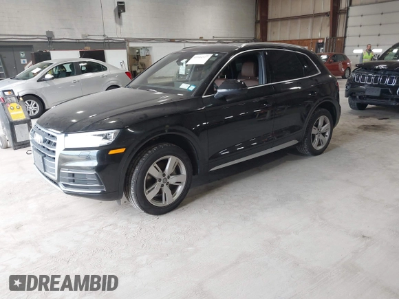 2018 Audi Q5 Premium Plus with VIN WA1BNAFY9J2144269, listed as a IAAI auction lot 41944327 with 83,867 mi miles. Bid and sale history available at carsss.com. Image 2.