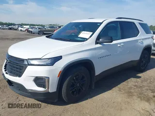 2022 Chevrolet Traverse LS with VIN 1GNERFKW2NJ179022, listed as a IAAI auction lot 42115117 with 60,720 mi miles and . Bid and sale history available at DreamBid. Image 2.