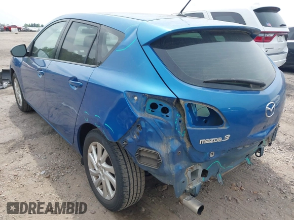 2012 Mazda Mazda3 i Touring with VIN JM1BL1L78C1634525, listed as a IAAI auction lot 42088851 with 122,161 mi miles. Bid and sale history available at carsss.com. Image 3.