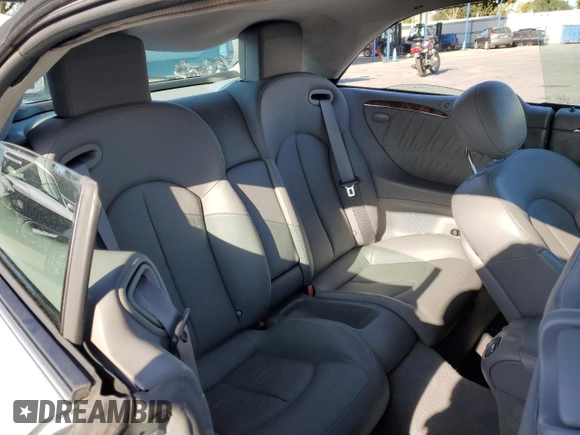 2006 Mercedes-Benz CLK 350 with VIN WDBTK56J66F177886, listed as a Copart auction lot 80913444 with 85,589 mi miles and Salvage Title. Bid and sale history available at DreamBid. Image 10.