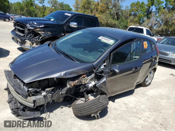 2019 Ford Fiesta SE with VIN 3FADP4EJ4KM130875, listed as a Copart auction lot 50046635 with 38,100 mi miles and Non Repairable. Bid and sale history available at DreamBid. Image 1.