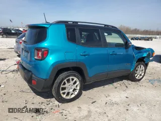 2021 Jeep Renegade Limited with VIN ZACNJDD13MPM24699, listed as a Copart auction lot 53725725 with 91,757 mi miles and Non repairable. Bid and sale history available at DreamBid. Image 3.