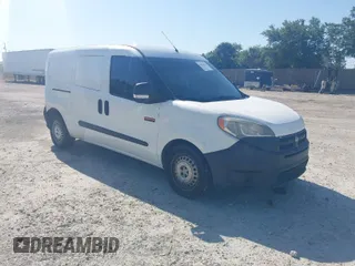 2017 Ram ProMaster City Cargo Van Tradesman with VIN ZFBERFABXH6E68718, listed as a IAAI auction lot 41929558 with 134,597 mi miles. Bid and sale history available at carsss.com. Image 1.