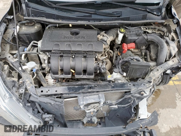 2017 Nissan Sentra S with VIN 3N1AB7AP4HY361416, listed as a Copart auction lot 54874445 with 91,868 mi miles and Salvage Title. Bid and sale history available at DreamBid. Image 11.