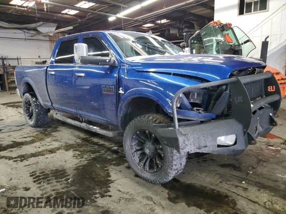 2015 Ram 2500 Laramie with VIN 3C6UR5FL2FG582524, listed as a Copart auction lot 45217265 with 203,285 mi miles and Salvage title. Bid and sale history available at DreamBid. Image 4.