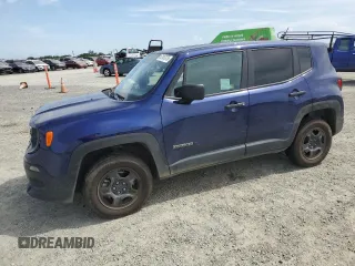2017 Jeep Renegade Sport z VIN ZACCJBAB2HPG21509, wystawiony jako Copart lot #53107375 z przebiegiem 54 565 mil mil oraz Szkoda całkowita • Salvage title. Historia ofert i sprzedaży dostępna na DreamBid. Obrazek 1.