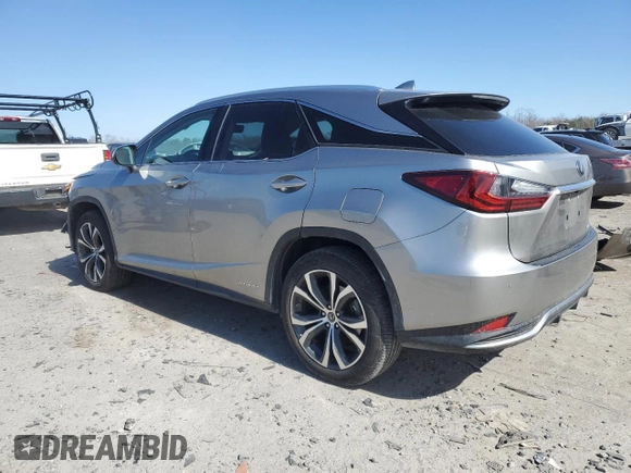 2020 Lexus RX with VIN 2T2HGMDA4LC044999, listed as a Copart auction lot 48300015 with 112,483 mi miles and Salvage Title. Bid and sale history available at carsss.com. Image 2.