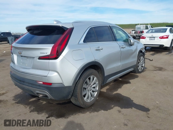 2020 Cadillac XT4 FWD Premium Luxury with VIN 1GYFZCR48LF037235, listed as a IAAI auction lot 41697080 with 88,211 mi miles and . Bid and sale history available at carsss.com. Image 4.