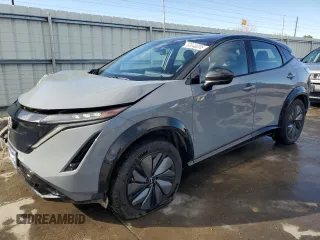 2024 Nissan ARIYA Engage with VIN JN1CF0BB7RM743421, listed as a Copart auction lot 50048235 with 2,534 mi miles and Salvage Title. Bid and sale history available at DreamBid. Image 1.