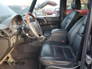 2002 Mercedes-Benz G-Class with VIN WDCYR49E72X133986, listed as a Copart auction lot 44765245 with 138,580 mi miles and Salvage Title. Bid and sale history available at carsss.com. Image 7.