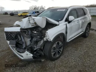2019 Hyundai Santa Fe Ultimate with VIN 5NMS5CAA1KH073559, listed as a Copart auction lot 46430165 with 0 mi miles and Salvage Title. Bid and sale history available at carsss.com. Image 1.