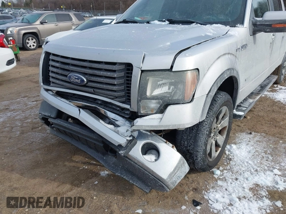 2011 Ford F-150 XLT with VIN 1FTFW1ET9BFB82704, listed as a IAAI auction lot 41238052 with 175,590 mi miles. Bid and sale history available at carsss.com. Image 6.