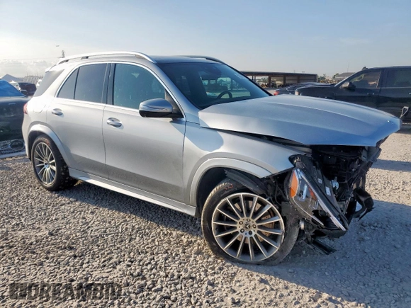 2024 Mercedes-Benz GLE 450 z VIN 4JGFB5KB4RB020121, wystawiony jako Copart lot #59394275 z przebiegiem 24 889 mil mil oraz Szkoda całkowita • Salvage title. Historia ofert i sprzedaży dostępna na DreamBid. Obrazek 4.