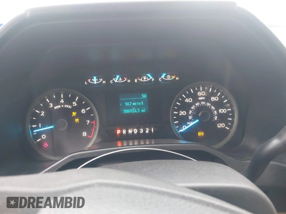 2016 Ford F-150 XL with VIN 1FTMF1C8XGKF96501, listed as a IAAI auction lot 41288789 with 206,914 mi miles. Bid and sale history available at carsss.com. Image 7.