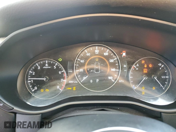 2023 Mazda CX-50 Premium Plus with VIN 7MMVABEYXPN110404, listed as a Copart auction lot 85310484 with 49,912 mi miles and Salvage Title. Bid and sale history available at DreamBid. Image 9.