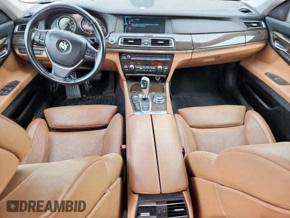 2012 BMW 7 Series 750Li xDrive with VIN WBAKC8C5XCC436134, listed as a Copart auction lot 63144905 with 64,282 mi miles and Salvage title. Bid and sale history available at DreamBid. Image 8.