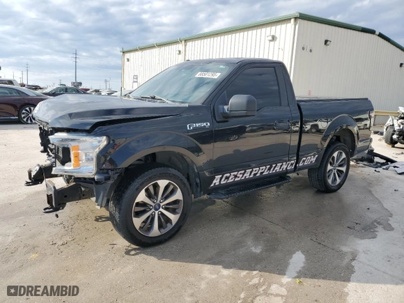 2018 Ford F-150 XL with VIN 1FTMF1EB8JFB17985, listed as a Copart auction lot 88501295 with 117,208 mi miles and Clean Title. Bid and sale history available at carsss.com. Image 1.