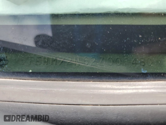 2002 Toyota Tacoma with VIN 5TEWM72N62Z001480, listed as a Copart auction lot 63475185 with Not provided miles and Salvage title. Bid and sale history available at DreamBid. Image 12.