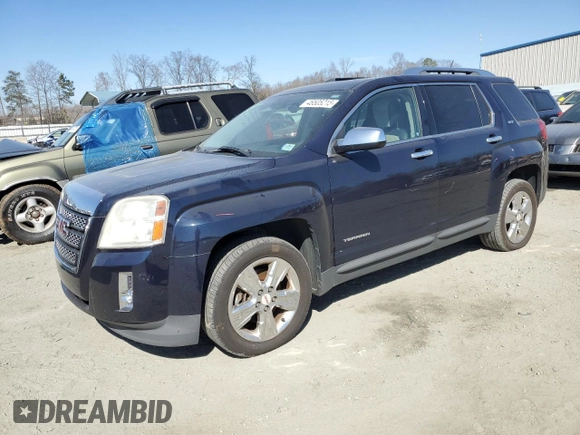 2015 GMC Terrain SLT with VIN 2GKALTEK7F6180010, listed as a Copart auction lot 46505215 with 160,767 mi miles and Salvage title. Bid and sale history available at DreamBid. Image 1.