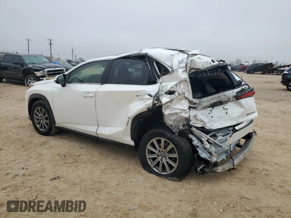 2020 Lexus NX 300 with VIN JTJAARBZ1L2176885, listed as a Copart auction lot 43062925 with 81,627 mi miles and Salvage title. Bid and sale history available at DreamBid. Image 2.