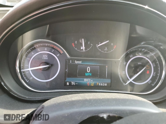 2016 Buick Regal Premium II with VIN 2G4GT5GX0G9193803, listed as a Copart auction lot 60641235 with 69,500 mi miles and Salvage title. Bid and sale history available at DreamBid. Image 9.