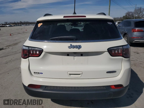 2020 Jeep Compass Latitude with VIN 3C4NJCBB6LT153119, listed as a Copart auction lot 50141465 with 67,422 mi miles and Salvage Title. Bid and sale history available at carsss.com. Image 6.