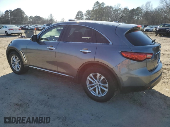 2016 Infiniti QX70 z VIN JN8CS1MUXGM671452, wystawiony jako Copart lot #43776495 z przebiegiem 192 412 mil mil oraz Szkoda całkowita • Salvage title. Historia ofert i sprzedaży dostępna na DreamBid. Obrazek 2.