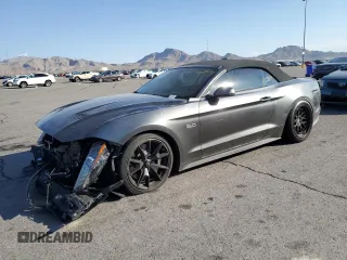 2018 Ford Mustang GT Premium with VIN 1FATP8FF1J5177315, listed as a Copart auction lot 70047074 with 84,159 mi miles and Salvage title. Bid and sale history available at DreamBid. Image 1.