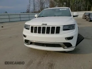 2015 Jeep Grand Cherokee High Altitude with VIN 1C4RJECG1FC160423, listed as a Copart auction lot 46043695 with 140,784 mi miles and Salvage Title. Bid and sale history available at carsss.com. Image 12.