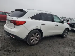 2014 Acura MDX Advance with VIN 5FRYD3H88EB019163, listed as a Copart auction lot 43661515 with 188,065 mi miles and Salvage title. Bid and sale history available at DreamBid. Image 3.