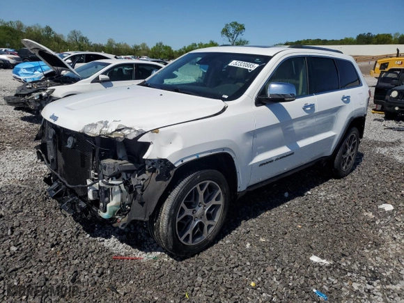 2019 Jeep Grand Cherokee Limited X with VIN 1C4RJFBG7KC540450, listed as a Copart auction lot 52320885 with 113,243 mi miles and Salvage Title. Bid and sale history available at carsss.com. Image 1.