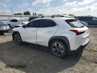 2021 Lexus UX with VIN JTHX9JBH6M2052870, listed as a Copart auction lot 54749535 with 62,800 mi miles and Salvage Title. Bid and sale history available at carsss.com. Image 2.
