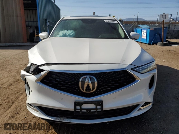 2023 Acura MDX Technology with VIN 5J8YE1H48PL043996, listed as a Copart auction lot 51858185 with 17,228 mi miles and Salvage title. Bid and sale history available at DreamBid. Image 5.