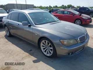 2008 BMW 7 Series 750Li with VIN WBAHN83568DT78271, listed as a IAAI auction lot 42048031 with 160,065 mi miles and . Bid and sale history available at carsss.com. Image 1.