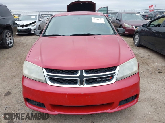 2013 Dodge Avenger with VIN 1C3CDZAB5DN621415, listed as a IAAI auction lot 41603723 with 152,733 mi miles and . Bid and sale history available at DreamBid. Image 13.
