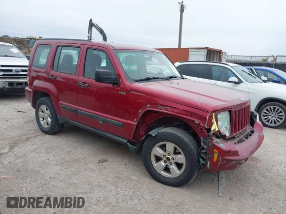 2012 Jeep Liberty Sport Latitude with VIN 1C4PJMAK6CW203124, listed as a IAAI auction lot 41631786 with 148,025 mi miles and . Bid and sale history available at carsss.com. Image 1.