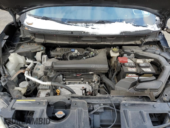 2016 Nissan Rogue SV with VIN KNMAT2MV6GP651437, listed as a Copart auction lot 41403585 with 189,693 mi miles and Salvage Title. Bid and sale history available at carsss.com. Image 12.