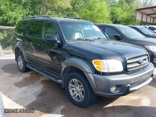 2004 Toyota Sequoia SR5 with VIN 5TDZT34A44S217542, listed as a IAAI auction lot 42021784 with 258,459 mi miles. Bid and sale history available at carsss.com. Image 1.