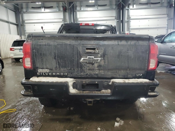 2017 Chevrolet Silverado 1500 LTZ with VIN 3GCUKSEC5HG500639, listed as a Copart auction lot 44865935 with 107,047 mi miles and Salvage Title. Bid and sale history available at carsss.com. Image 6.