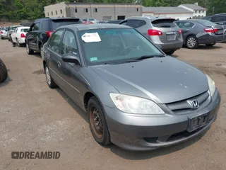 2005 Honda Civic LX z VIN 2HGES16595H629303, wystawiony jako IAAI lot #42404845 z przebiegiem 159 774 mil mil oraz . Historia ofert i sprzedaży dostępna na DreamBid. Obrazek 1.