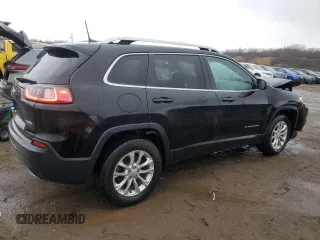 2019 Jeep Cherokee Latitude with VIN 1C4PJMCX1KD189622, listed as a Copart auction lot 47774635 with 37,055 mi miles and Salvage title. Bid and sale history available at DreamBid. Image 3.