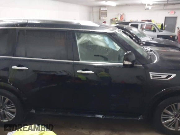 2021 Infiniti QX80 Luxe with VIN JN8AZ2AE7M9271868, listed as a IAAI auction lot 41220686 with 60,782 mi miles and . Bid and sale history available at DreamBid. Image 13.