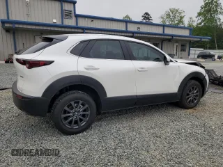 2025 Mazda CX-30 S with VIN 3MVDMBAM2SM764529, listed as a Copart auction lot 54394175 with 7,095 mi miles and Salvage title. Bid and sale history available at DreamBid. Image 3.