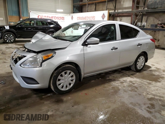 2016 Nissan Versa S with VIN 3N1CN7AP4GL884849, listed as a Copart auction lot 48068605 with 112,725 mi miles and Salvage Title. Bid and sale history available at carsss.com. Image 1.