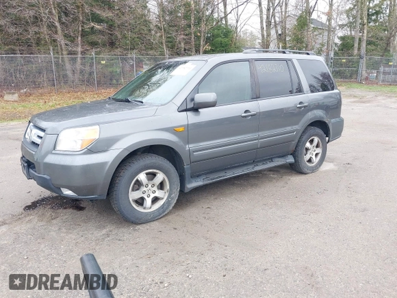 2007 Honda Pilot EX-L with VIN 2HKYF18667H526601, listed as a IAAI auction lot 42182710 with 221,948 mi miles and . Bid and sale history available at carsss.com. Image 2.