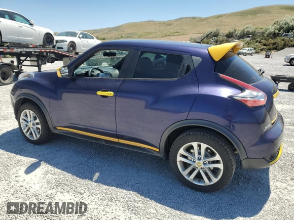 2015 Nissan Juke S with VIN JN8AF5MV3FT557406, listed as a Copart auction lot 60941155 with 124,884 mi miles and Salvage title. Bid and sale history available at DreamBid. Image 2.
